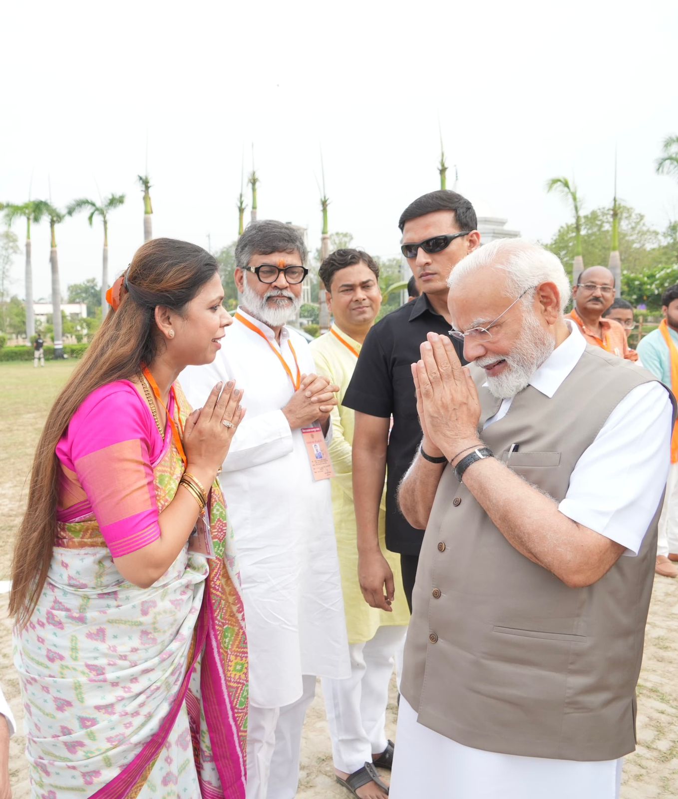 Vijay Ratna Tomar with Modi Ji